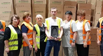 нагорода для Рабен Україна від Гербалайф