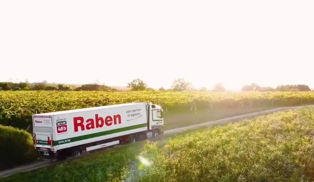 camion Raben Romania