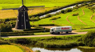 Camion Raben pe camo