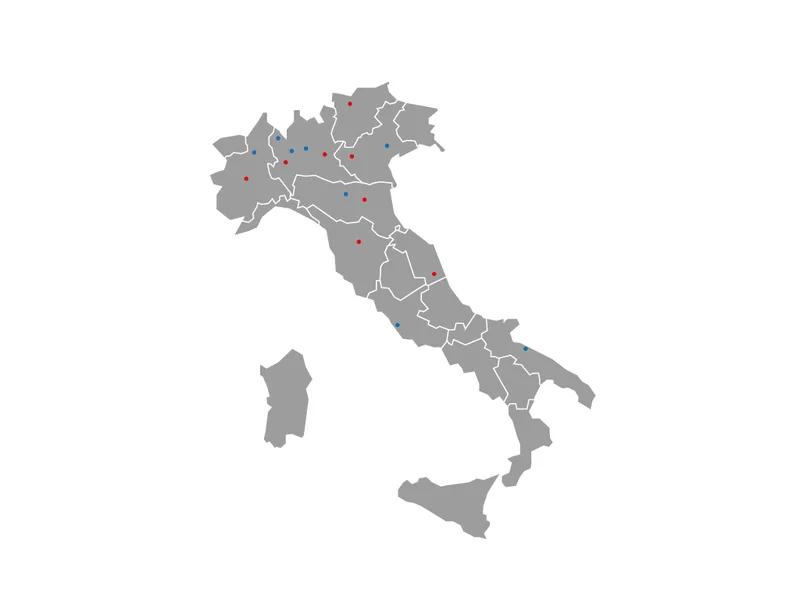 Raben Logistikdienstleistungen in Italien