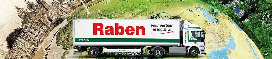 Raben truck on a trip around Europe