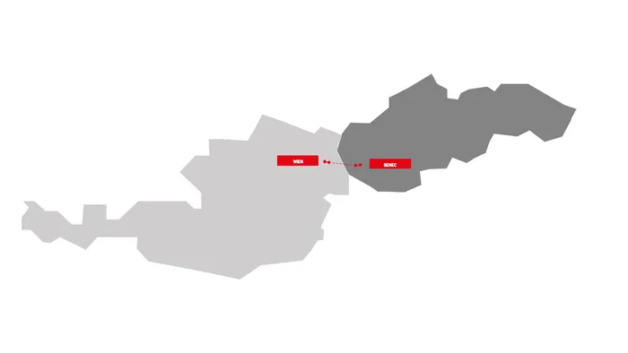 Transporte Österreich - Slowakei