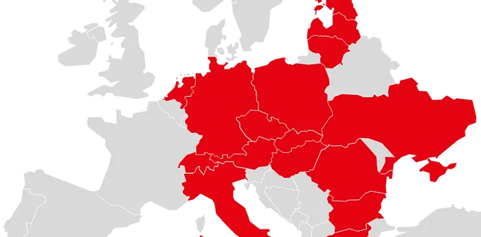 Europa map Raben