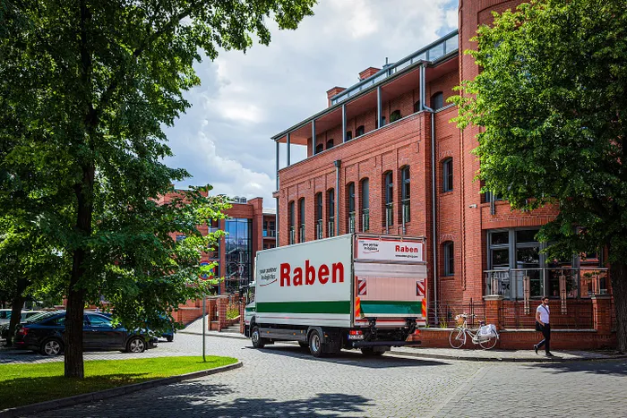 Raben medium truck delivery Poznan