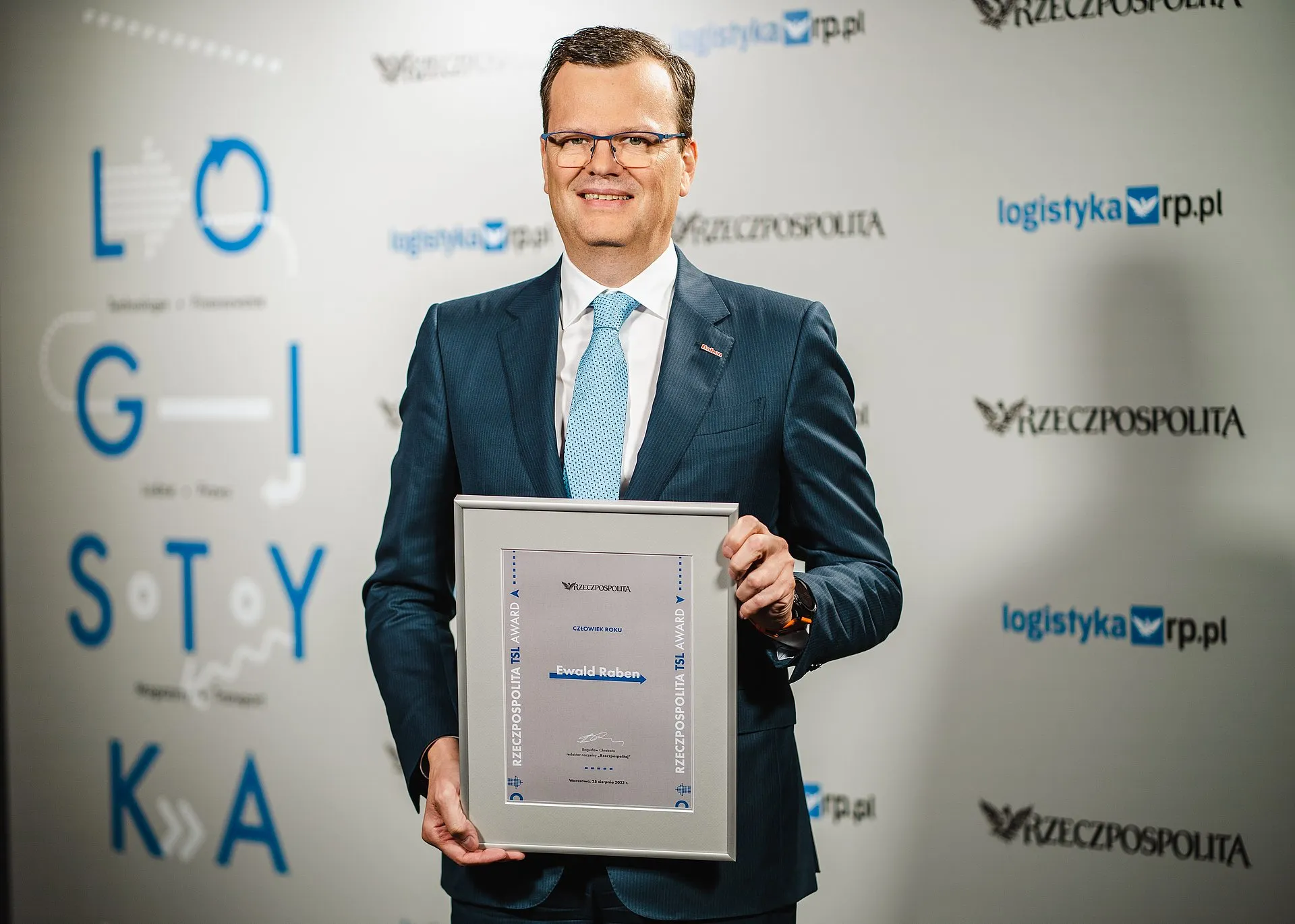 Ewald Raben człowiek roku "Rzeczpospolita"