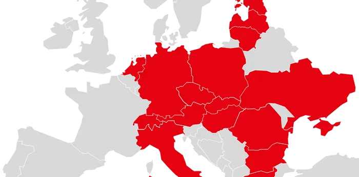 Europa map Raben