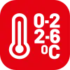 Controlled temperature throughout the entire supply chain from 2 to 6 and 0 to 2