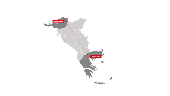 Transporte Österreich - Griechenland