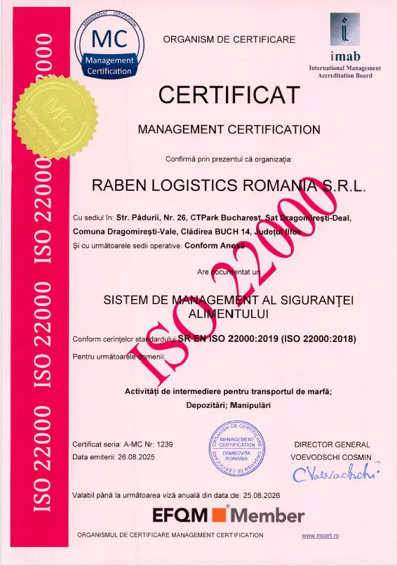 ISO 22000 Raben