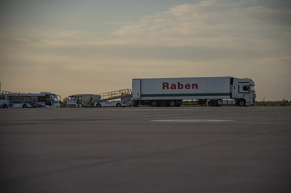 Collection of medical equipment from airport