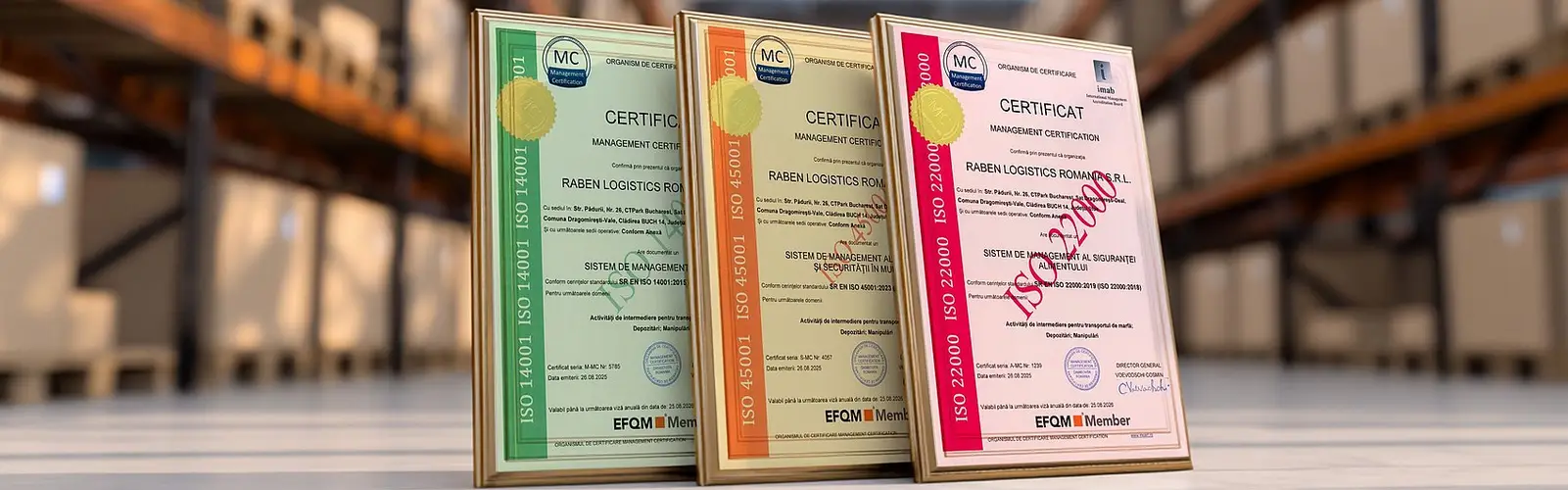 Certificari ISO Raben 