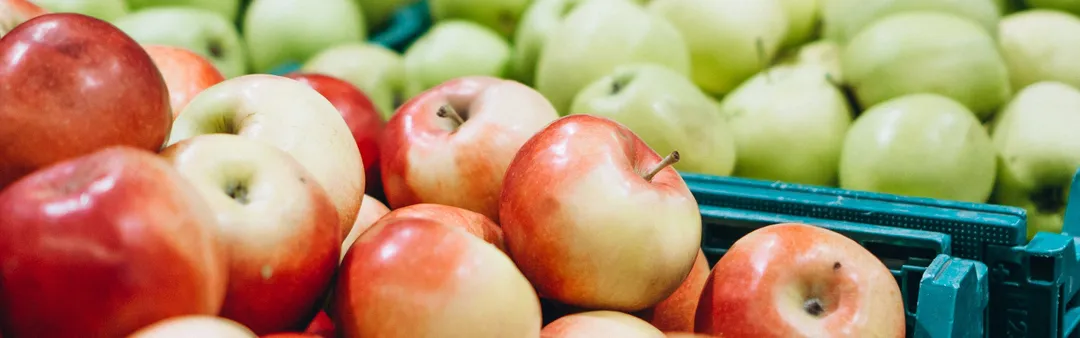 Transported apples