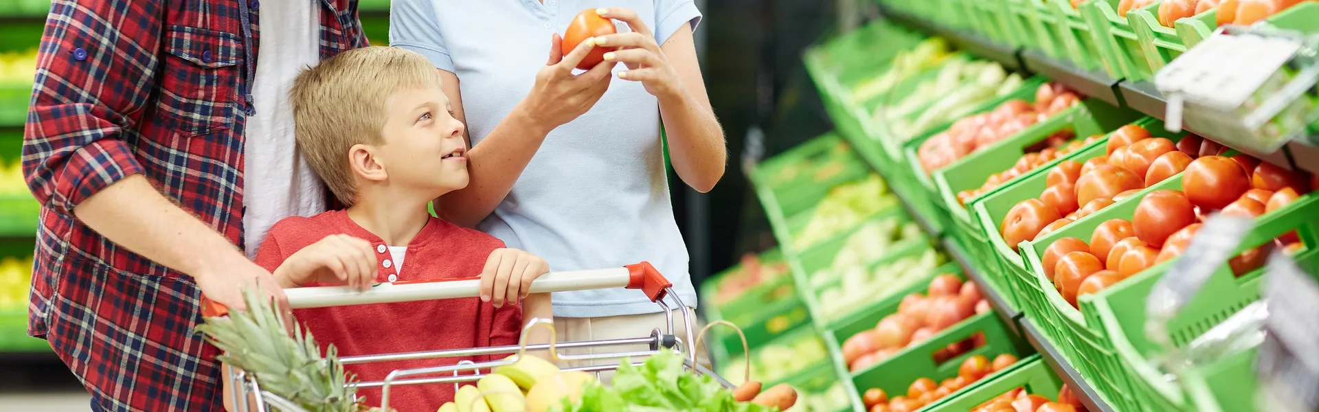 Family buys food FMCG Food