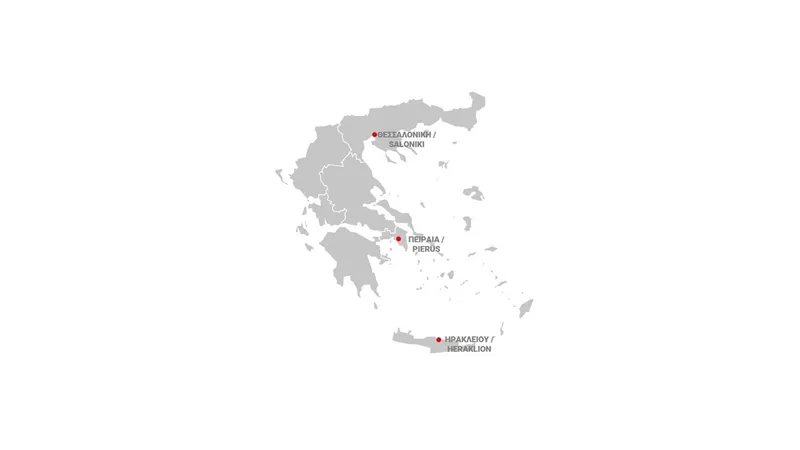 Raben Logistikdienstleistungen nach Griechenland