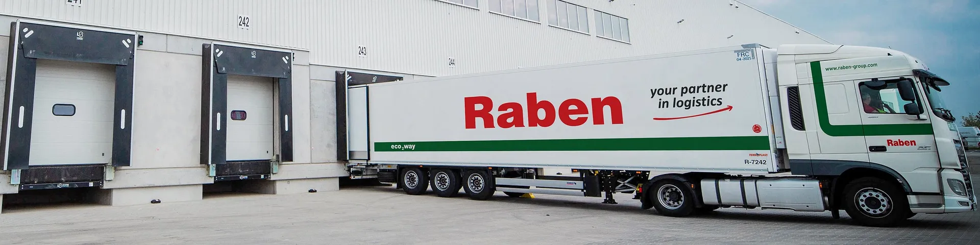 Raben truck in Kharkiv 