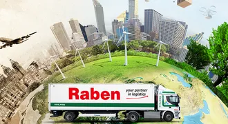 grafica camion Raben