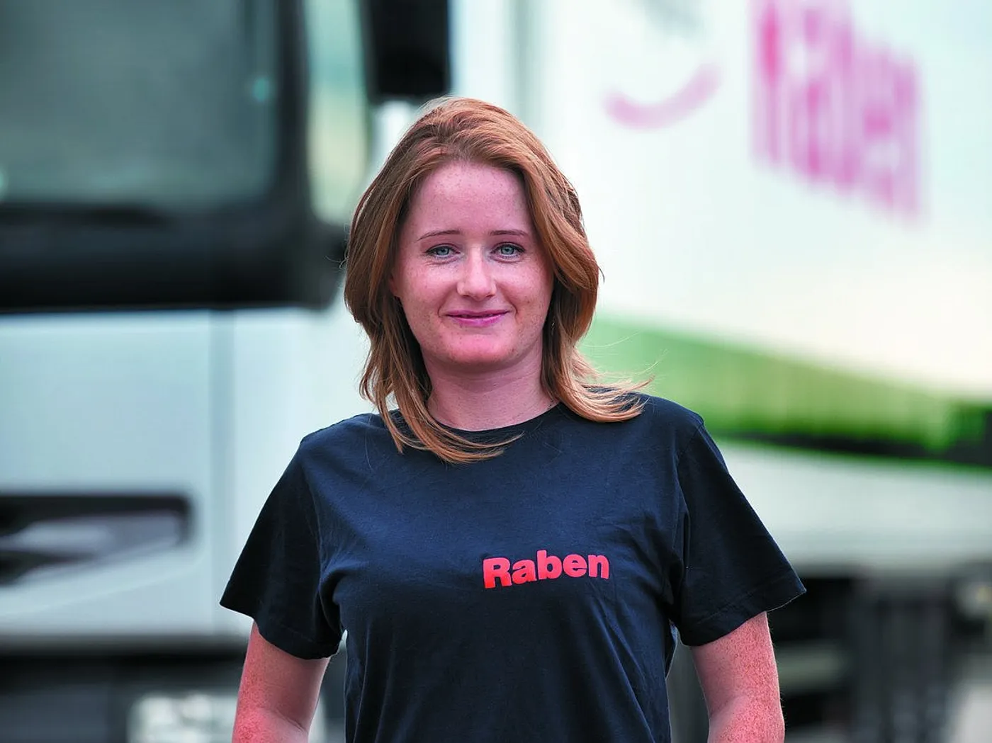 Raben's female driver