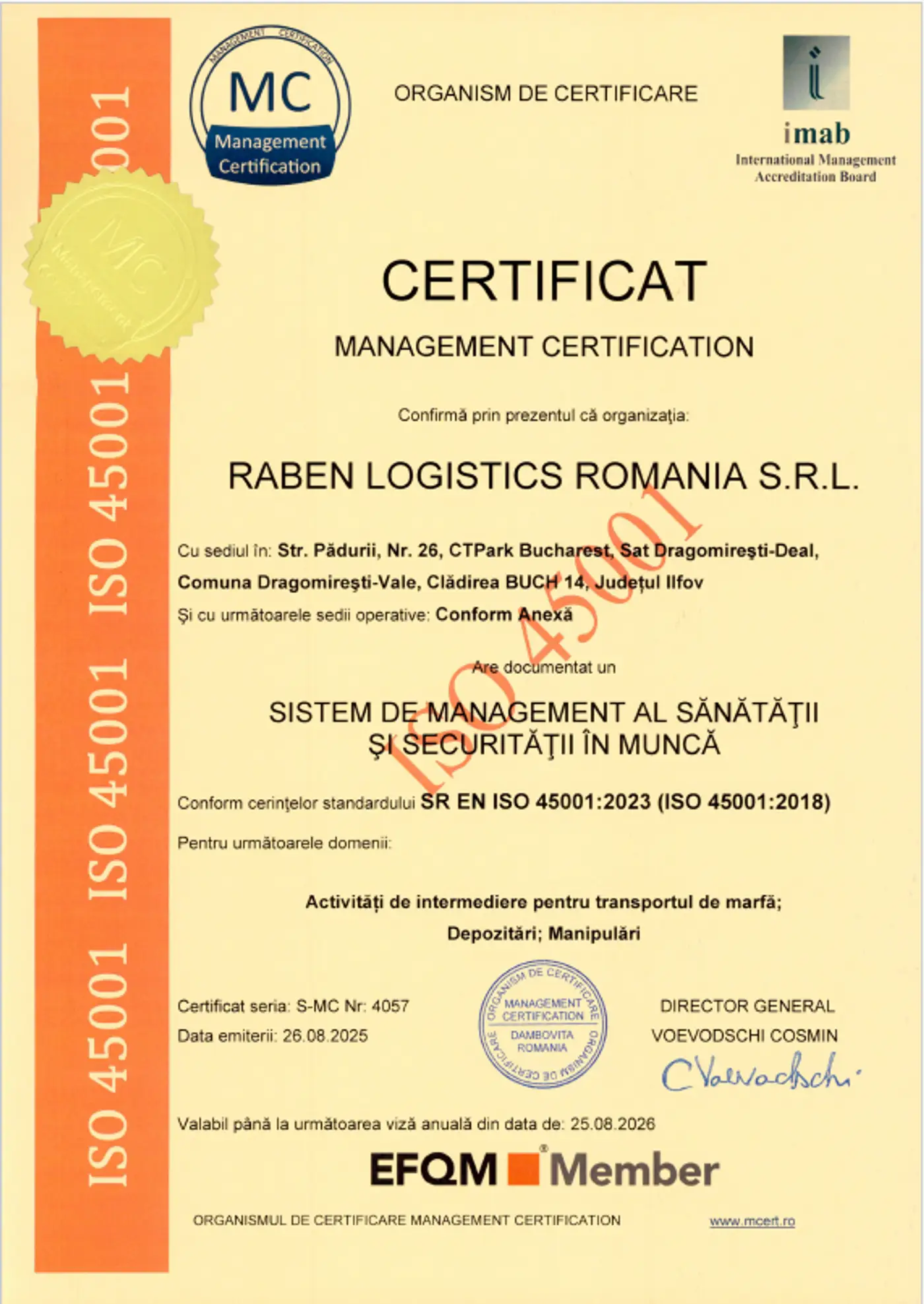 ISO 45001 Raben