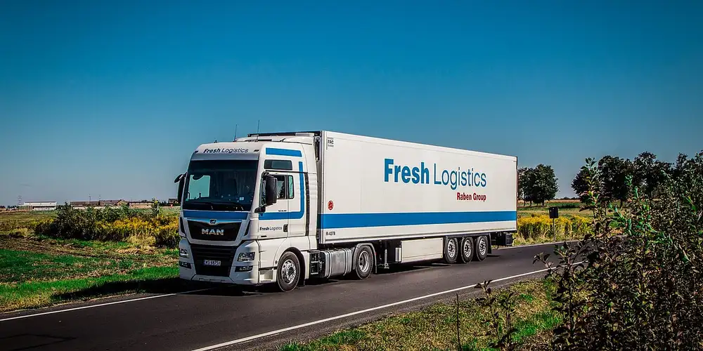 Camion transport Raben