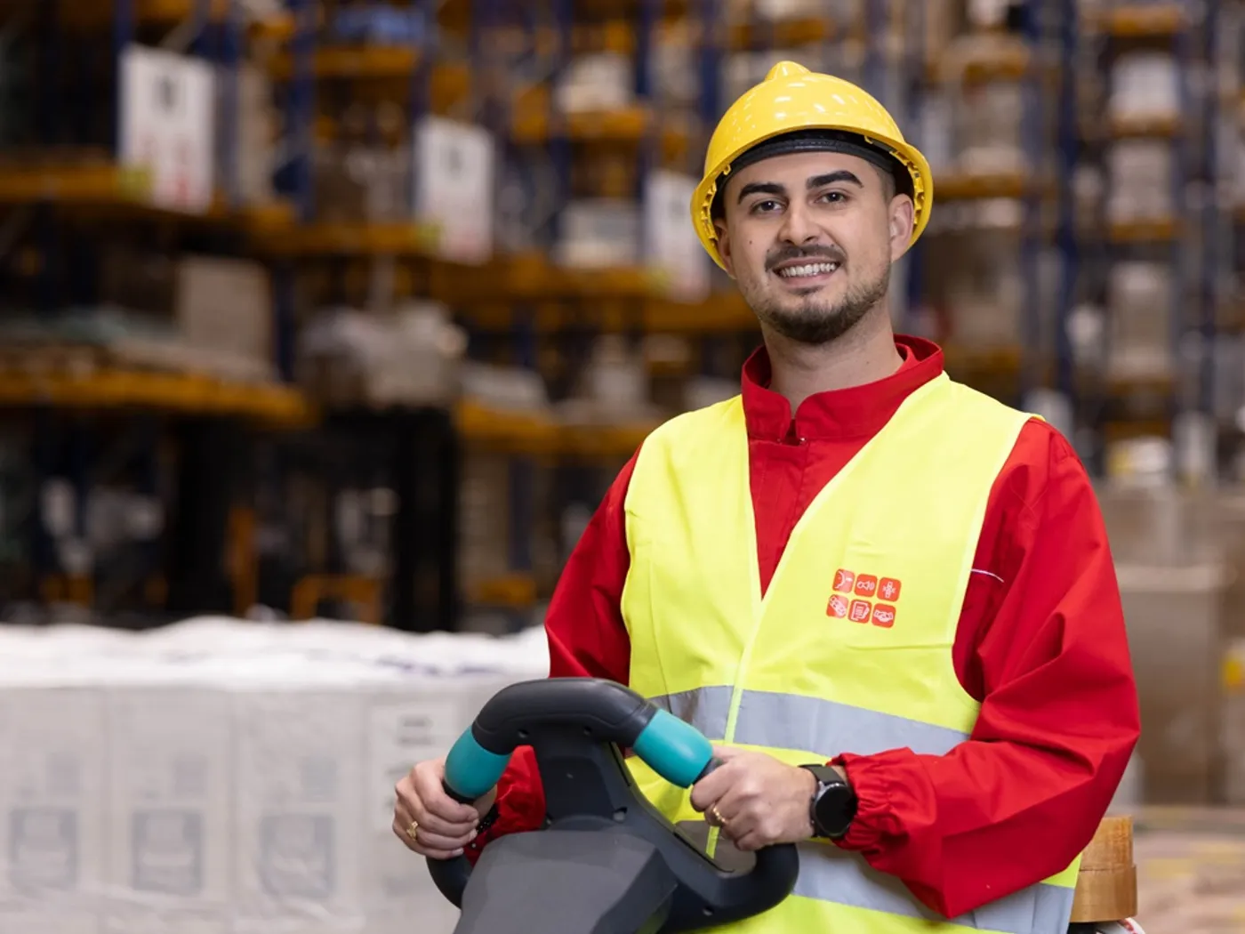 worker at the warehouse 