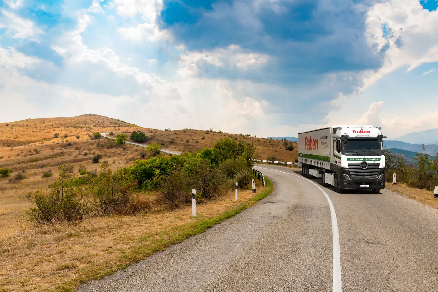 Φορτηγό Raben στην Ελλάδα