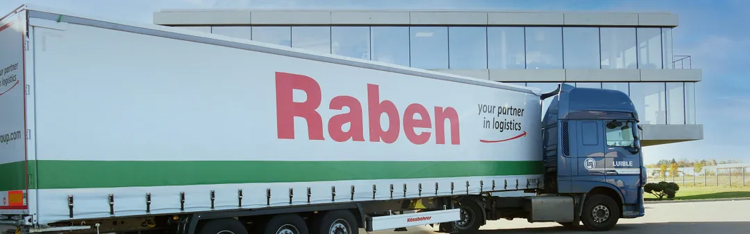 Raben Luible LKW Gebäude