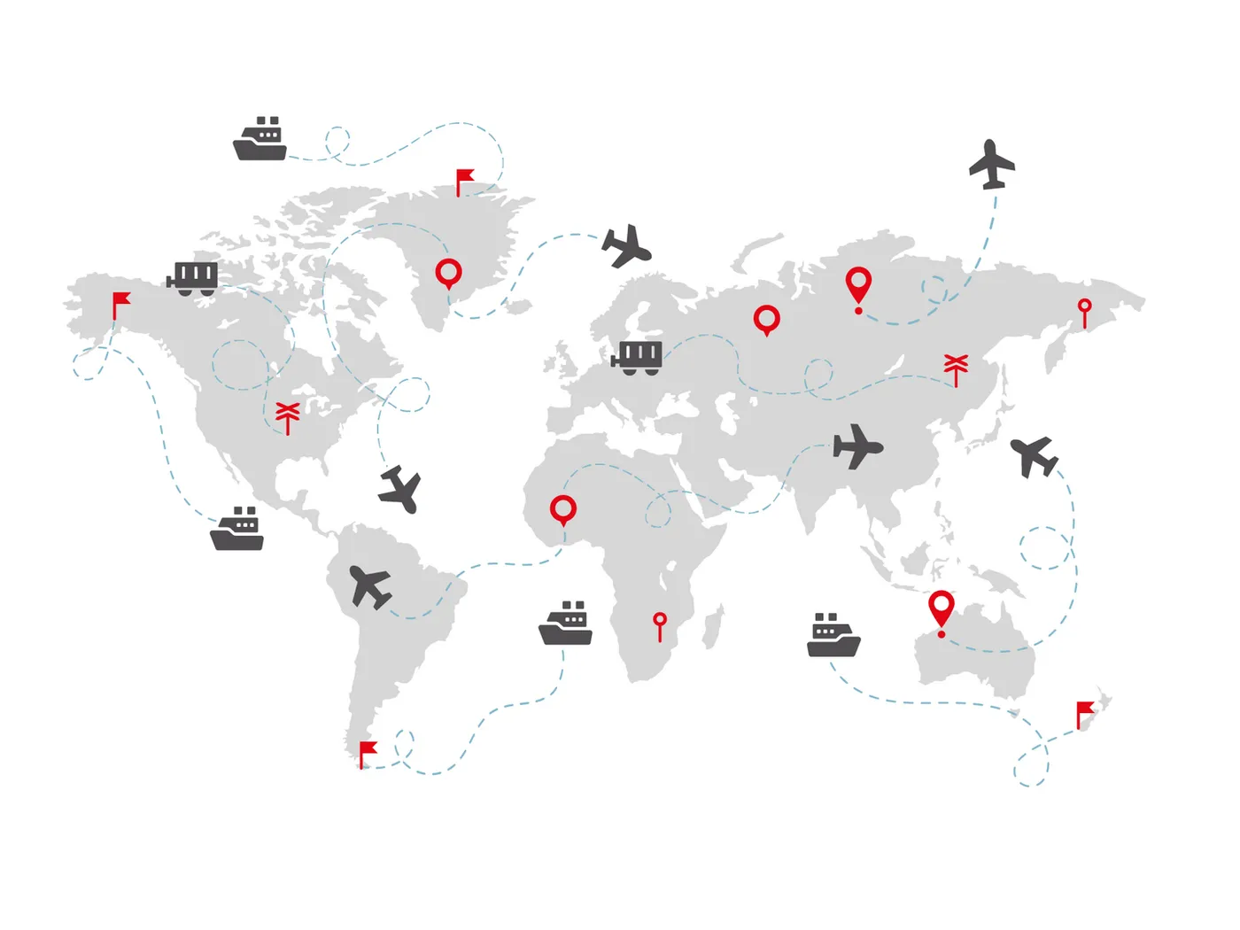 Sea and air transport