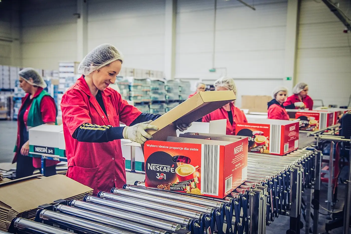 Co-packing Nescafe w Raben