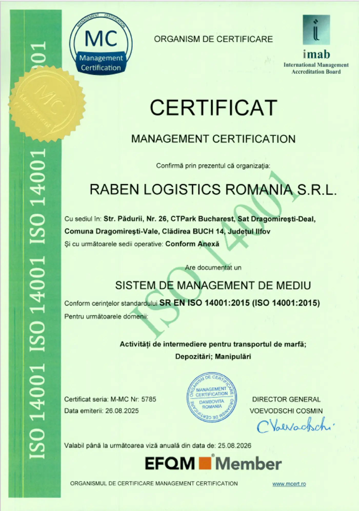 ISO 14001 Raben