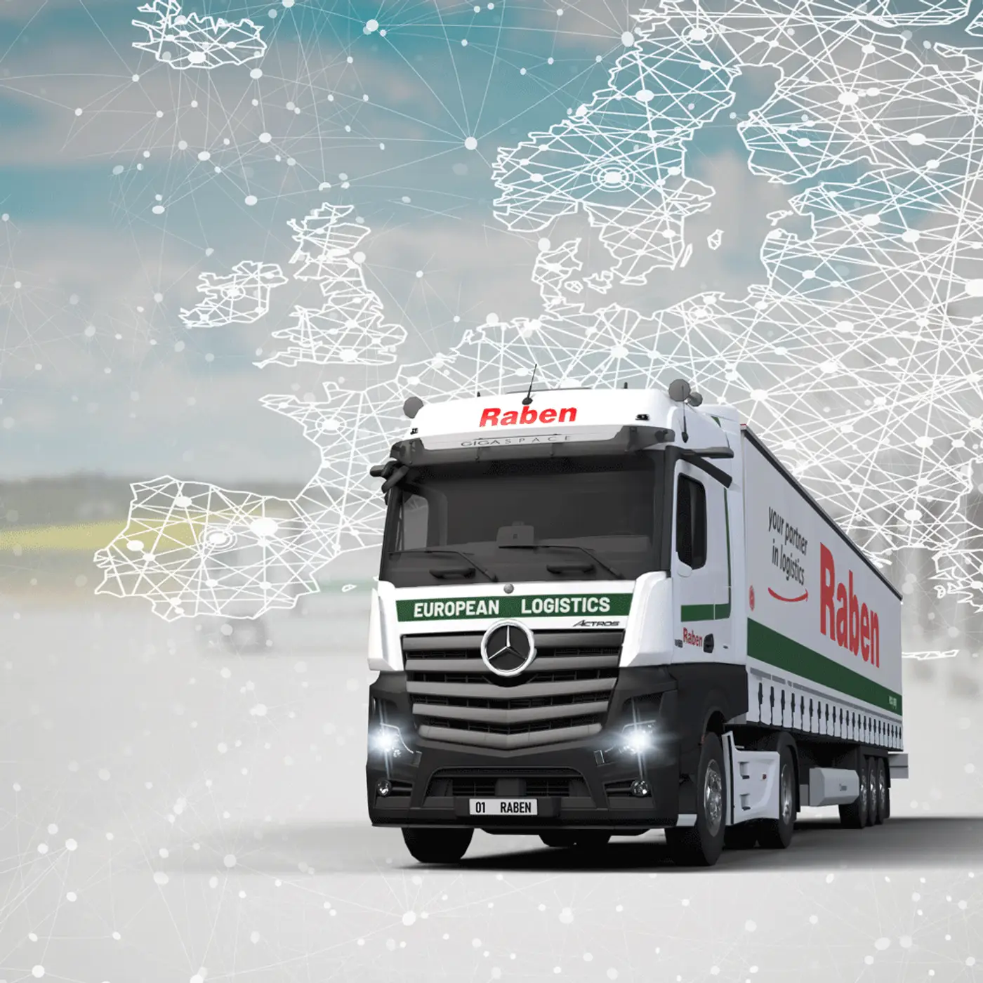 Camion Raben LTL/PTL