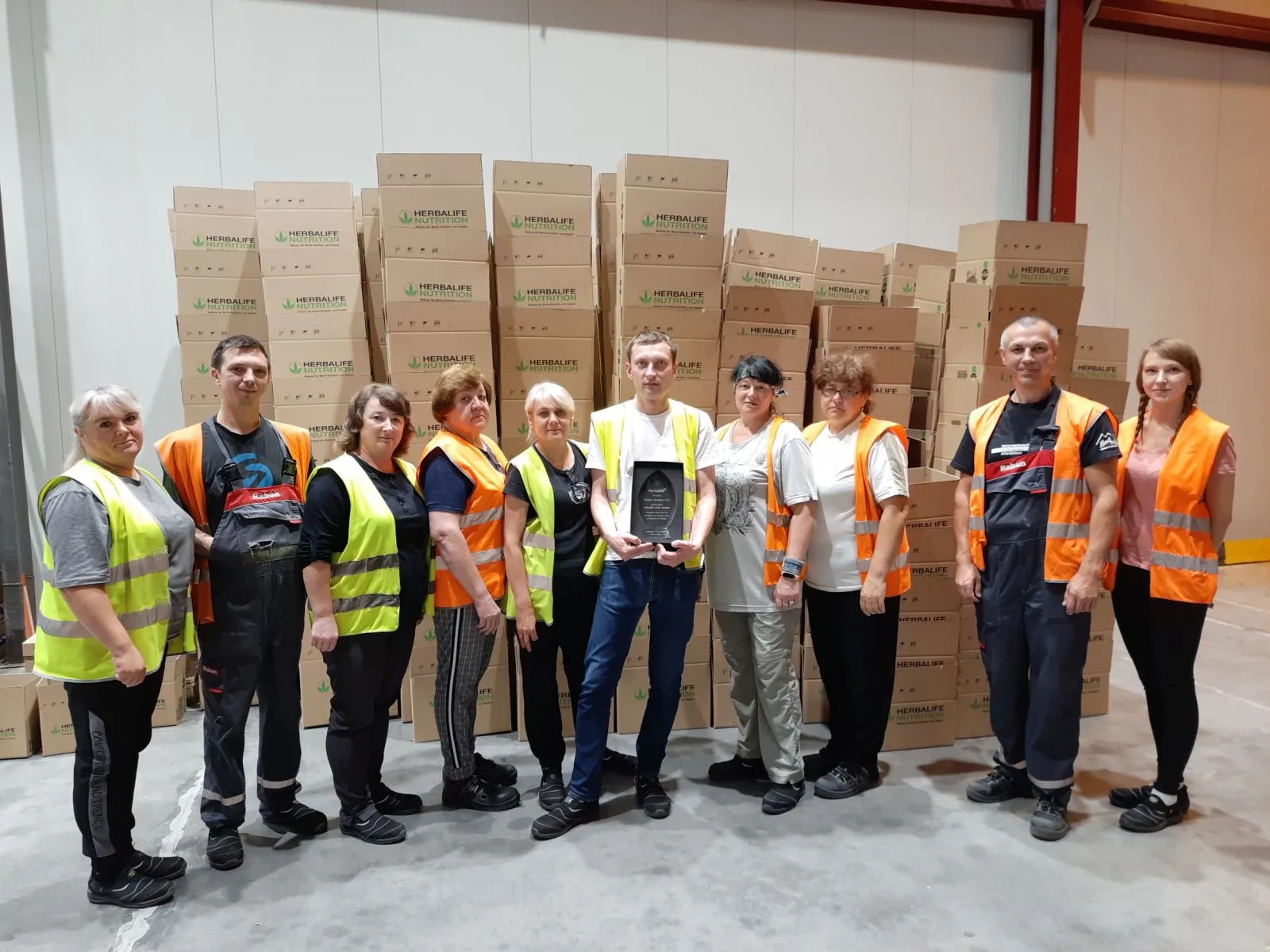 нагорода для Рабен Україна від Гербалайф