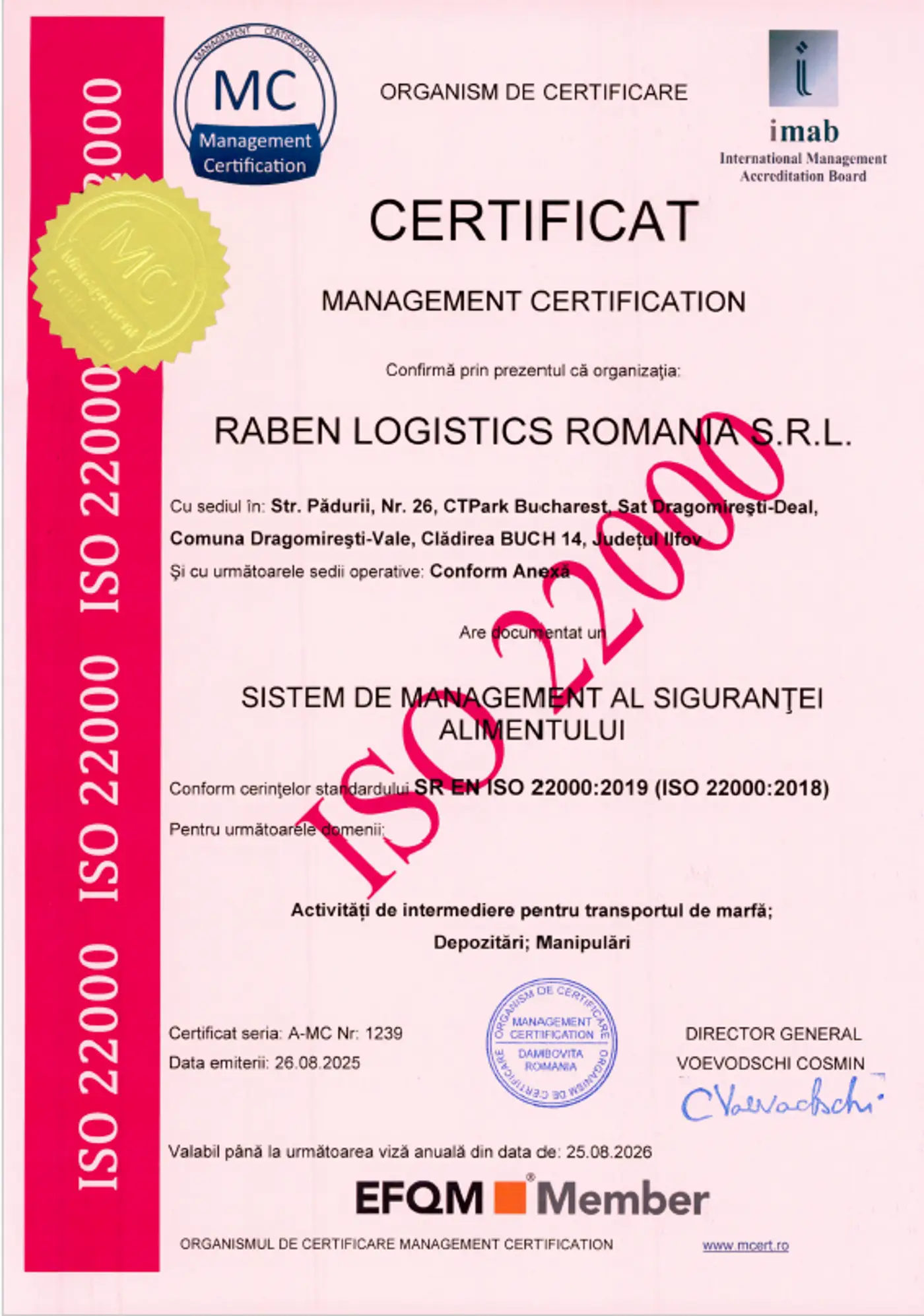 ISO 22000 Raben