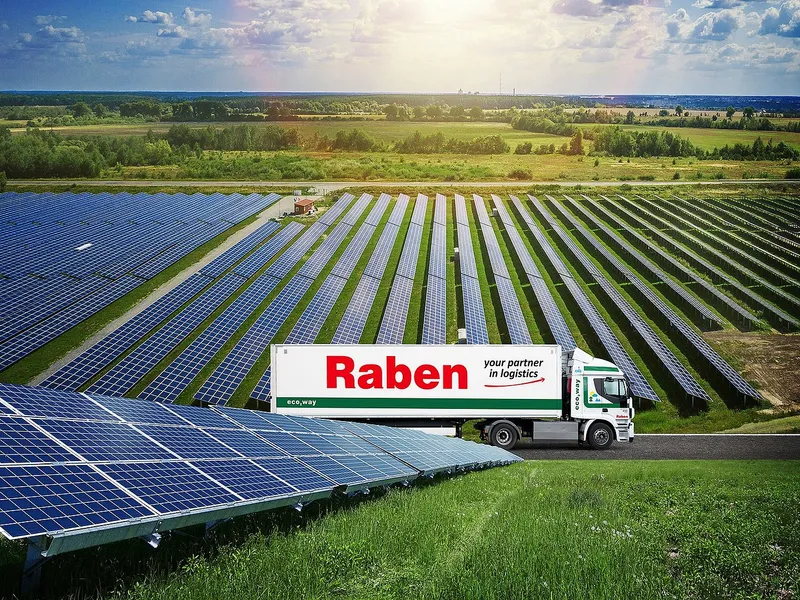 Raben χρησιμοποιεί ανανεώσιμες πηγές ενέργειας από φωτοβολταϊκά