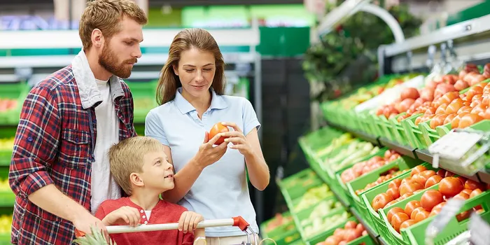 Family buys food FMCG Food