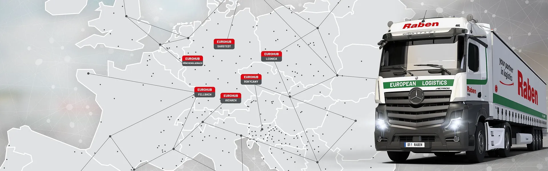 Europe with Eurohub depots