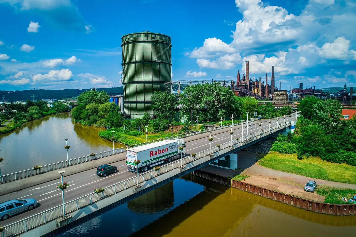 Raben long truck road transport eco2way