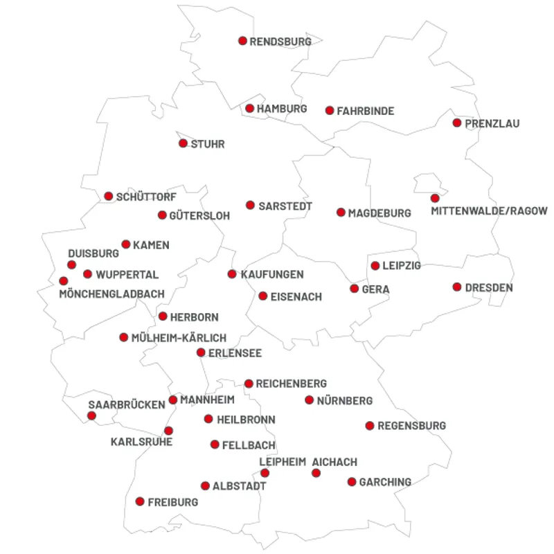 Standorte Raben Group Deutschland