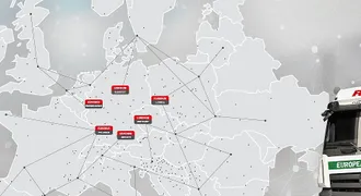 Verkehrsnetz in Europa