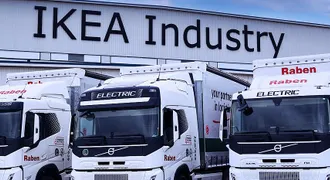 Transport Elektro-LKW